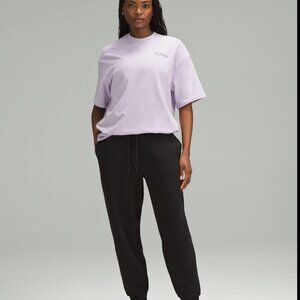 Lululemon heavyweight cotton crewneck T-shirt lilac ether Size L